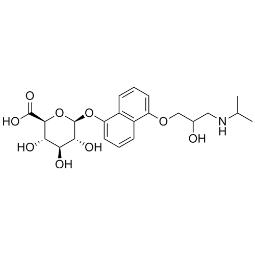 Picture of 5-Hydroxy Propranolol Glucuronide (Mixture of Diastereomers)