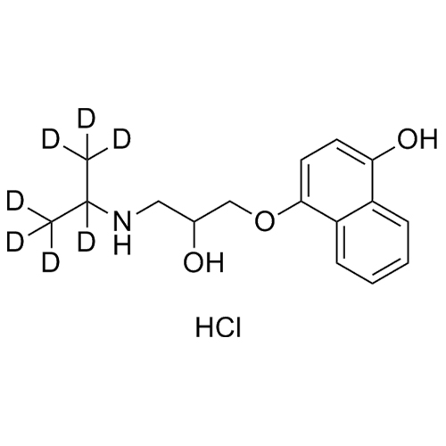 Picture of 4-Hydroxy Propranolol-d7 HCl