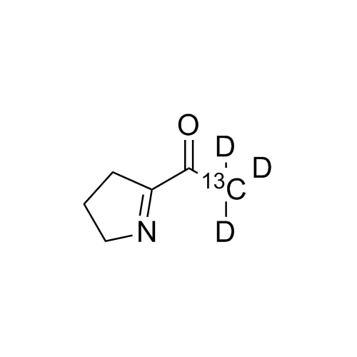 Show details for 2-Acetyl-1-pyrroline-13C-d3 Picture of 2-Acetyl-1-pyrroline-13C-d3