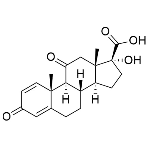 Picture of 17-Hydroxy-3,11-dioxo-androsta-1,4-diene-17?-carboxylic Acid