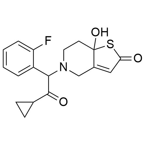Show details for Prasugrel Hydroxy Thiolactone Picture of Prasugrel Hydroxy Thiolactone