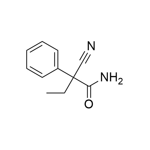 Show details for rac-2-Cyano-2-phenylbutanamide Picture of rac-2-Cyano-2-phenylbutanamide