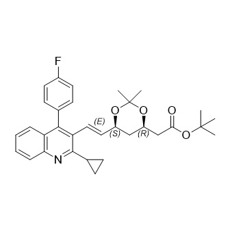 Picture of Pitavastatin Acetonide t-Butyl Ester