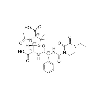 Picture of N-Acetyl Piperacillin Penicilloic Acid Isomer 1 - Min Purity >90%