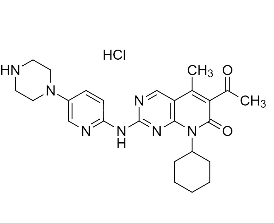Picture of Palbociclib N-Des(cyclopentyl)-N-Cyclohexyl  HCl Salt