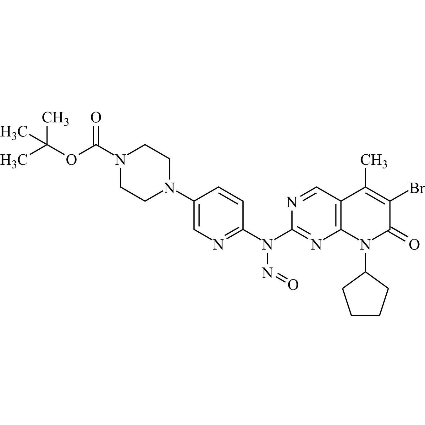 Picture of N-Nitroso Palbociclib Impurity 43