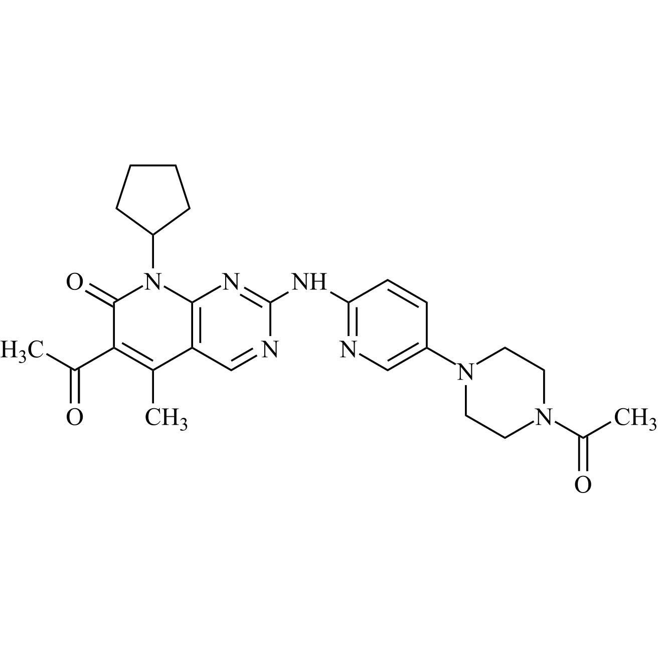 Picture of Palbociclib Acetic Acid Adduct