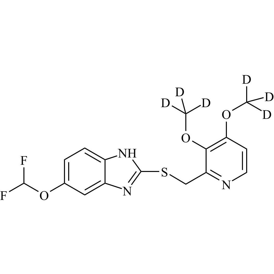 Picture of Pantoprazole EP Impurity B-d6 (Pantoprazole USP Related Compound B-d6, Pantoprazole Sulfide-d6)