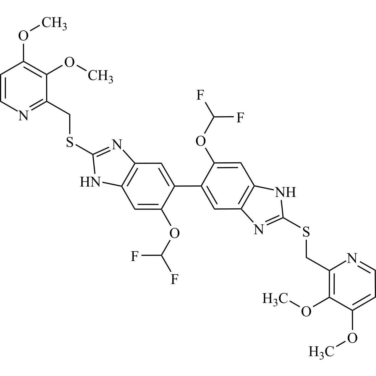 Picture of Pantoprazole Sulfide Dimer