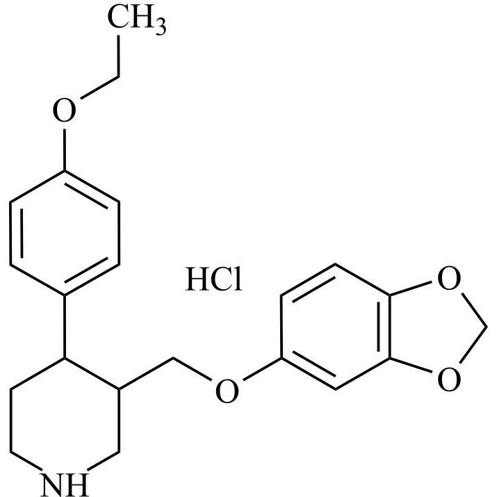 Picture of rac-Paroxetine HCl Hemihydrate EP Impurity C HCl (Mixture of Diastereomers)