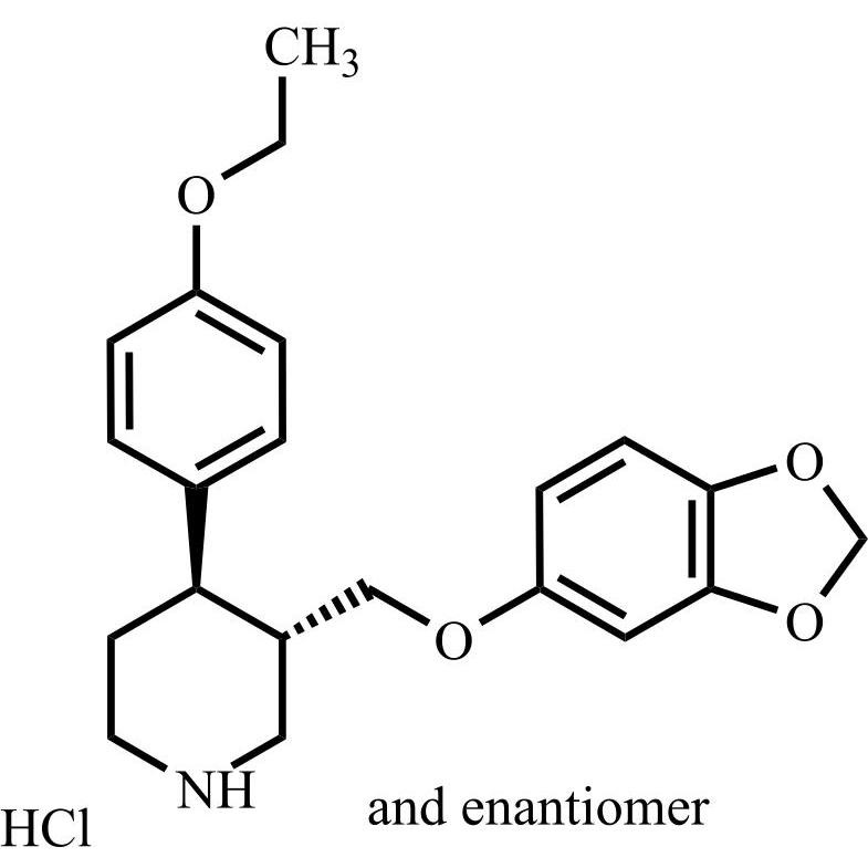 Picture of trans-Paroxetine HCl Hemihydrate EP Impurity C HCl