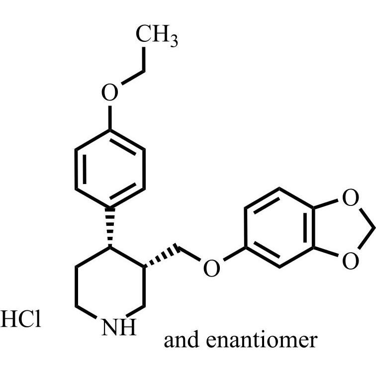 Picture of cis-Paroxetine HCl Hemihydrate EP Impurity C HCl