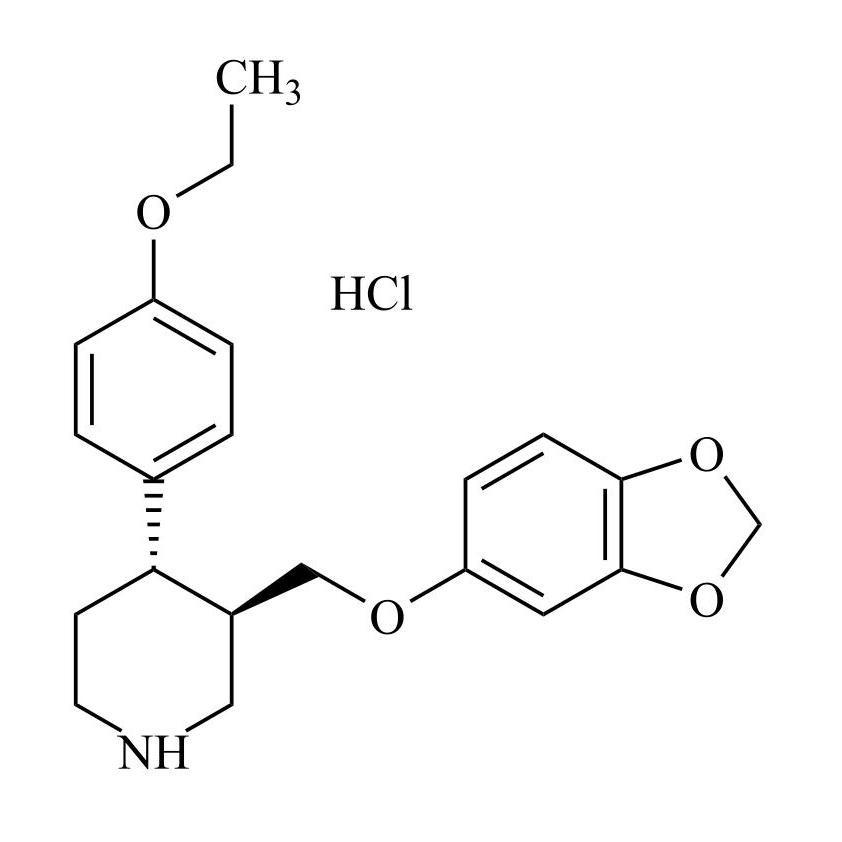 Picture of ent-Paroxetine HCl Hemihydrate EP Impurity C HCl
