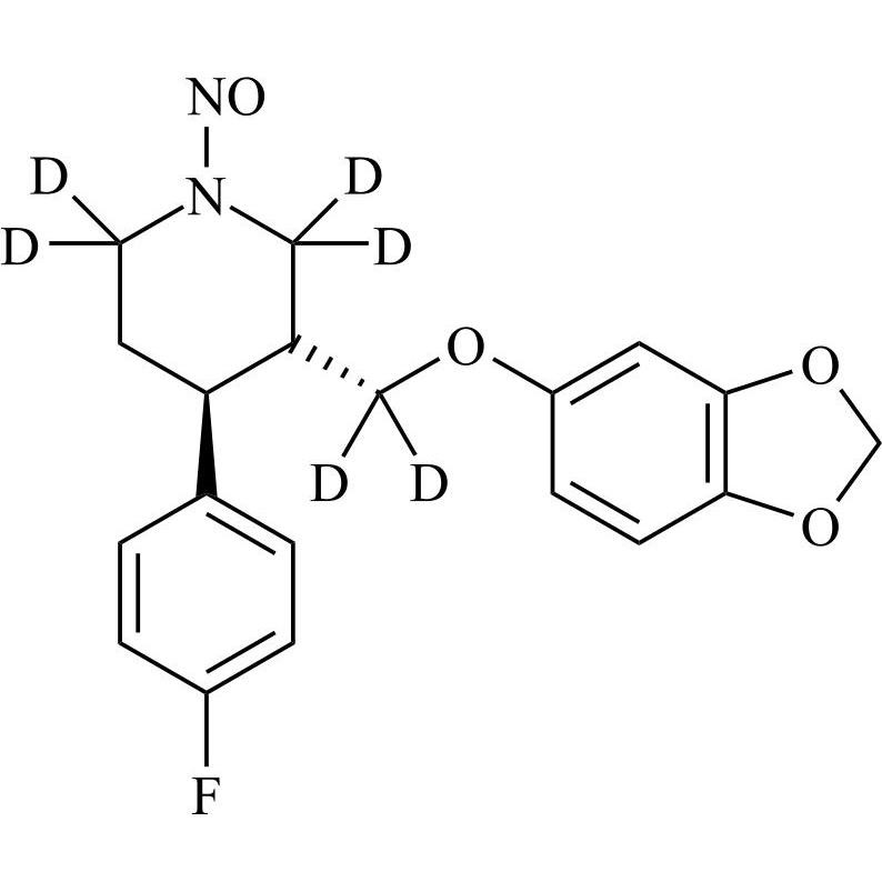 Picture of N-Nitroso Paroxetine EP Impurity D-d6 (N-Nitroso Paroxetine USP Related Compound C-d6 (Free Form), N-Nitroso ent-Paroxetine-d6)