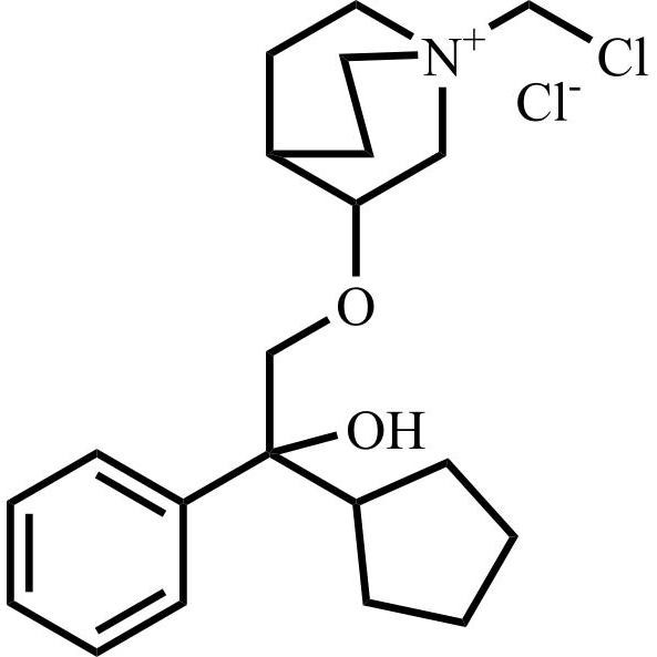 Show details for Penehyclidine Impurity 17 Chloride (Mixture of Diastereomers) Picture of Penehyclidine Impurity 17 Chloride (Mixture of Diastereomers)