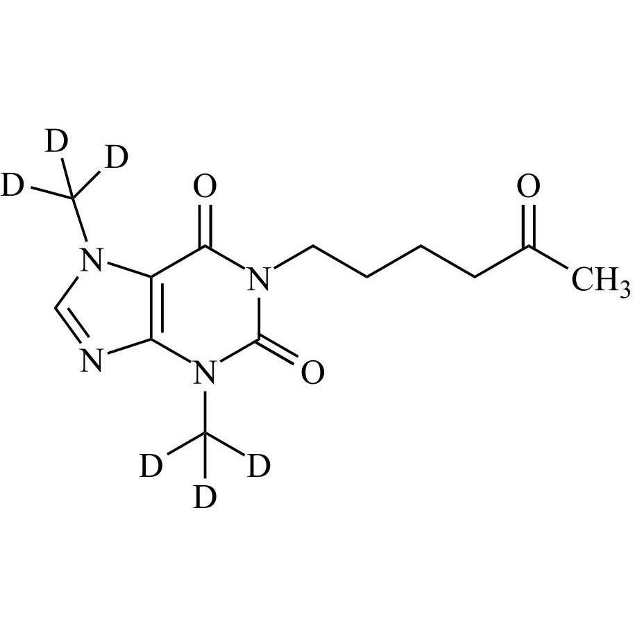 Picture of Pentoxifylline-d6 (Dimethyl-d6)