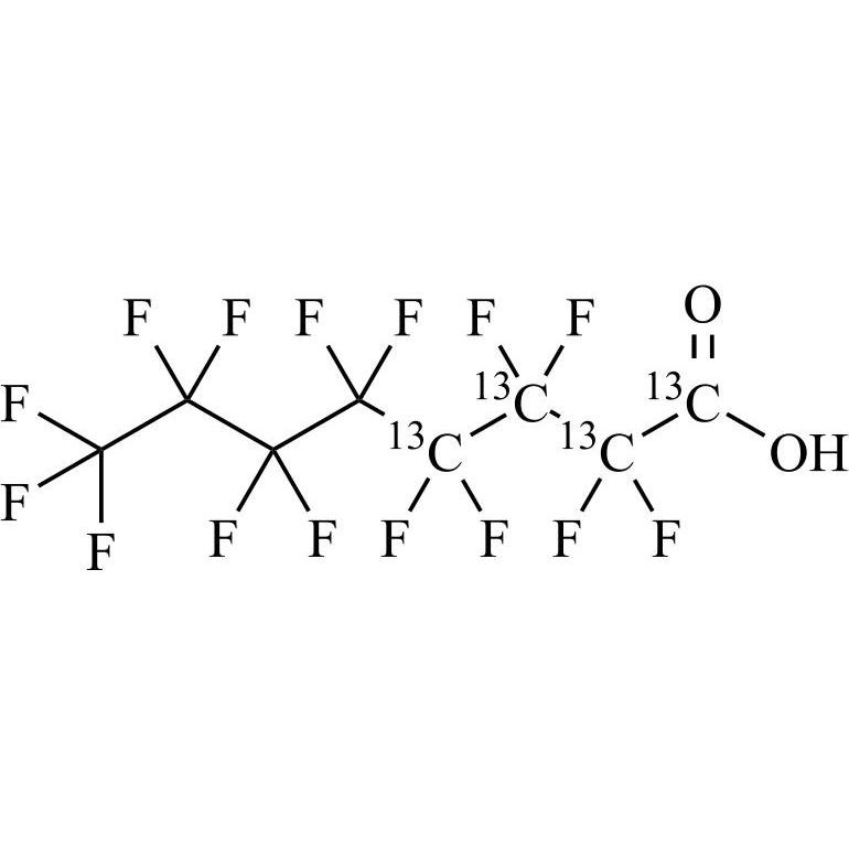 Picture of Perfluoro-n-[1,2,3,4-13C4] Octanoic Acid