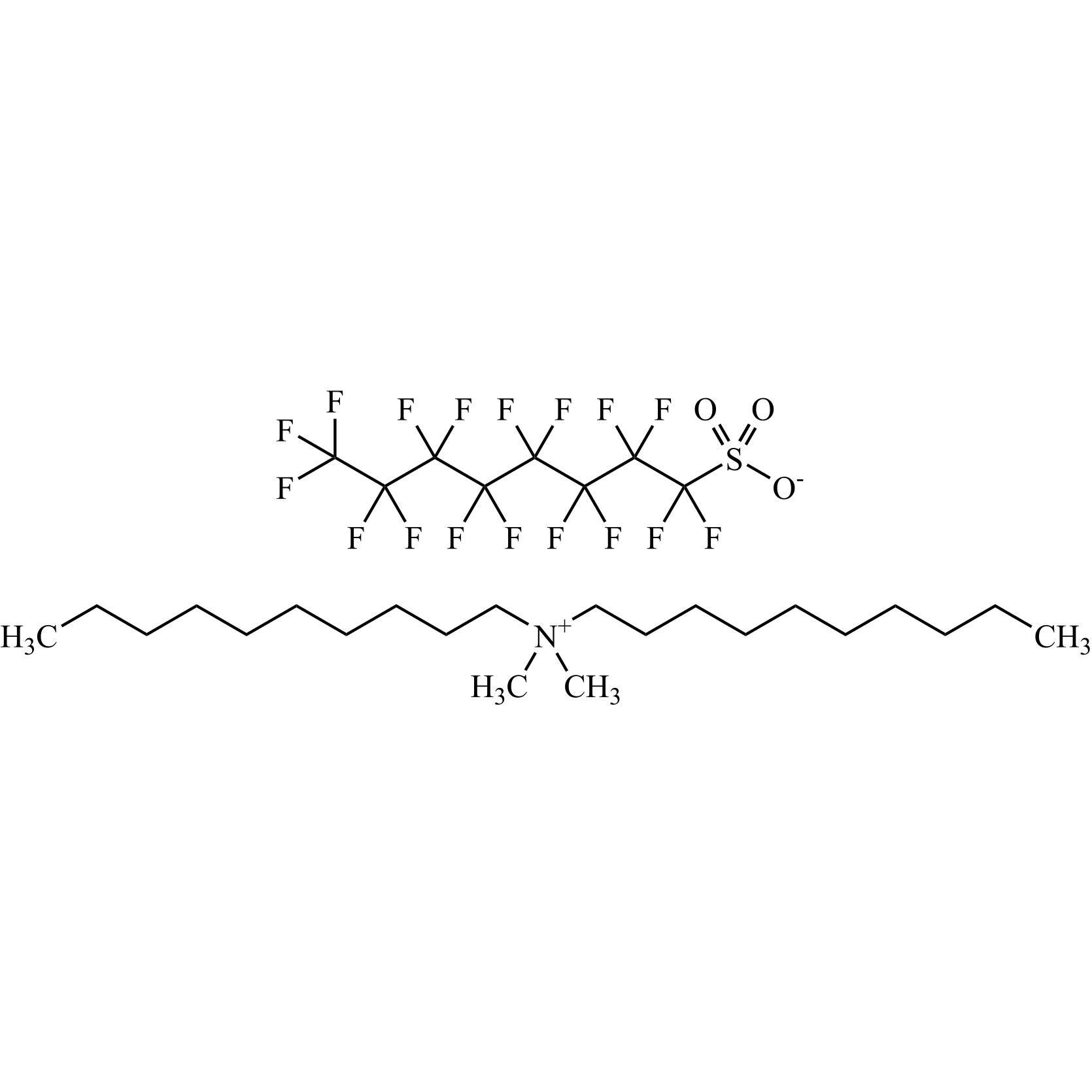 Picture of 1-Decanaminium, N-decyl-N,N-dimethyl-heptadecafluoro-1-octanesulfonate
