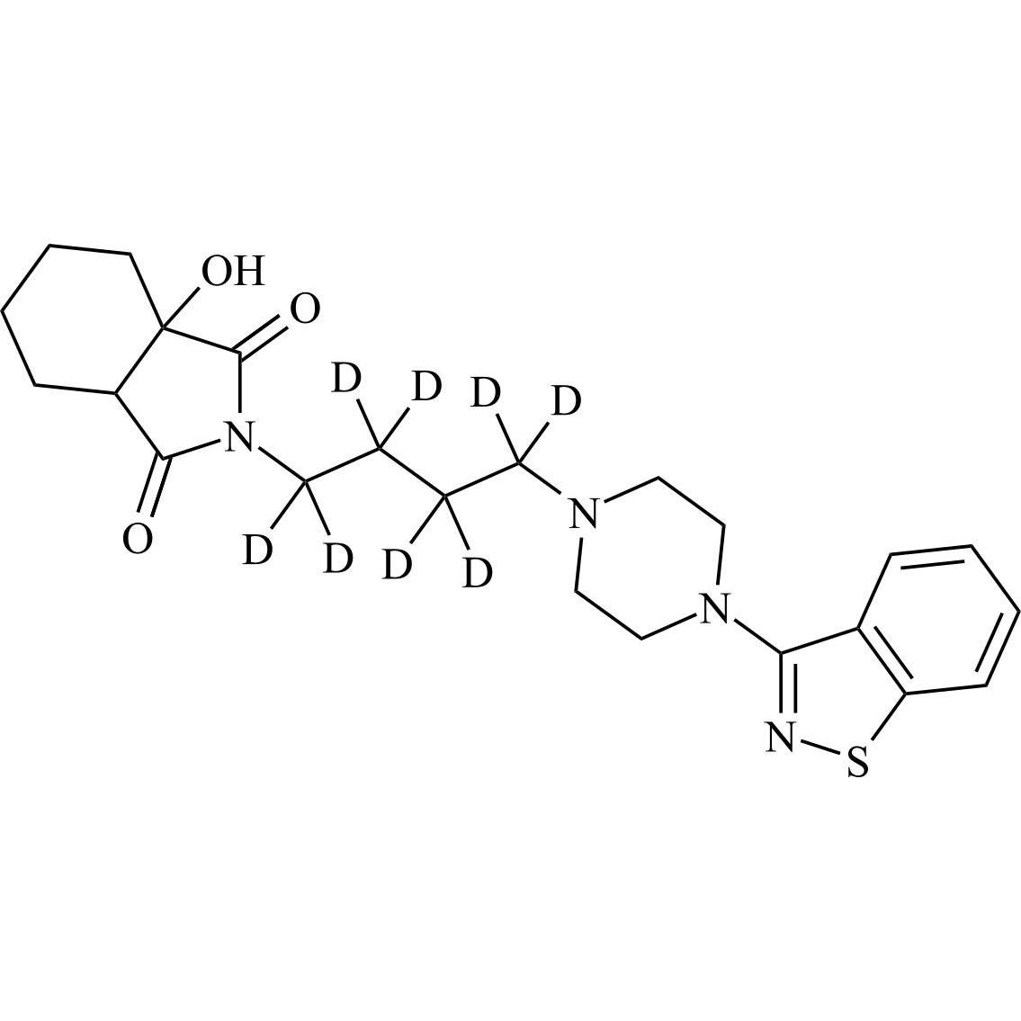 Show details for Perospirone Impurity 32-d8 Picture of Perospirone Impurity 32-d8