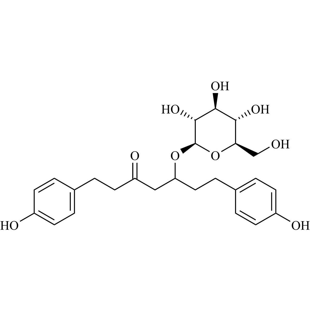 Picture of 5-(ÃŸ-D-Glucopyranosyloxy)-1,7-bis(4-hydroxyphenyl)-3-heptanone