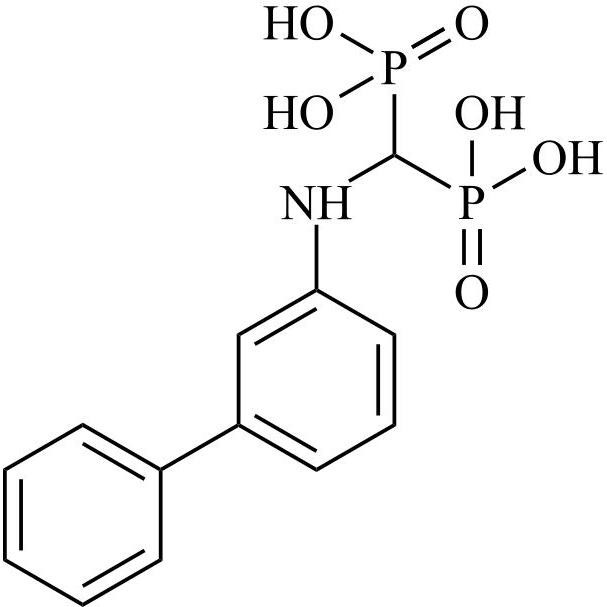 Picture of (Biphenyl-3-ylamino)methylenediphosphonic Acid