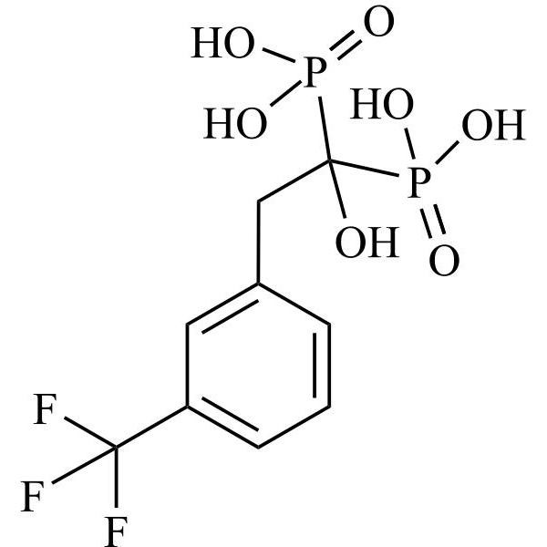 Picture of [1-Hydroxy-1-Phosphono-2-[3-(trifluoromethyl)phenyl]ethyl]phosphonic Acid
