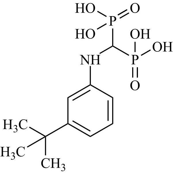 Picture of [(3-tert-Butylanilino)-Phosphono-methyl]phosphonic Acid