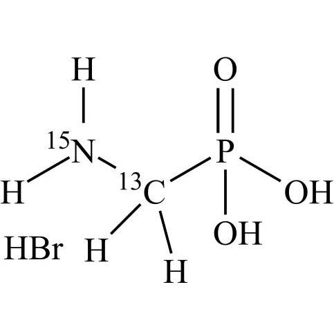 Picture of Aminomethanephosphonic Acid-13C-15N HBr