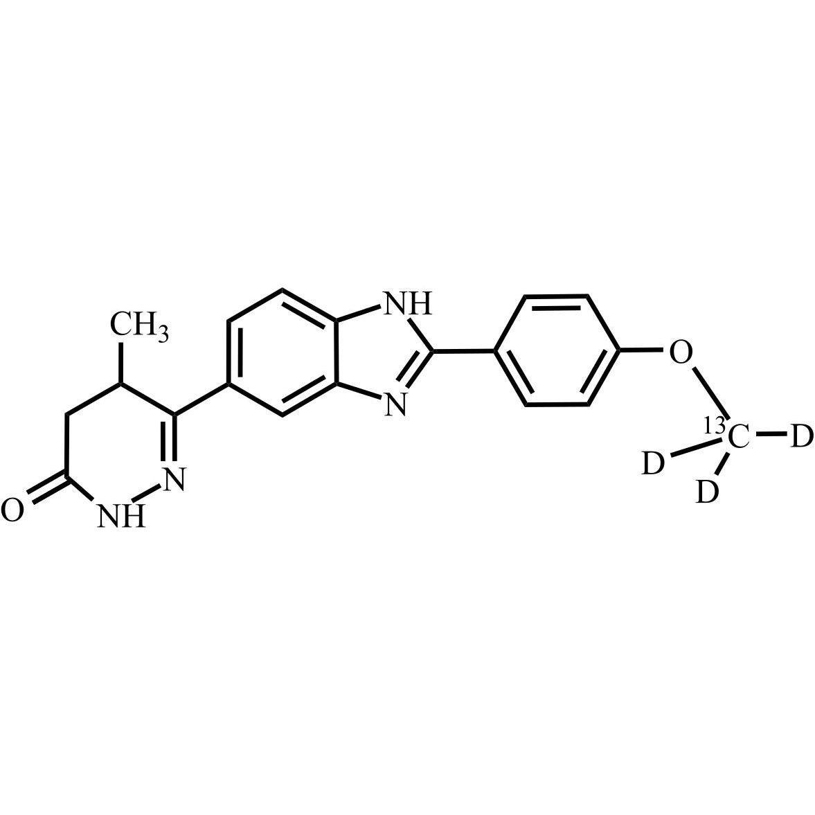 Show details for Pimobendan-13C-d3 Picture of Pimobendan-13C-d3