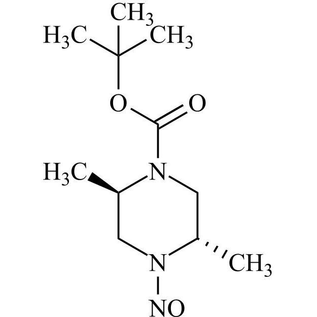 Picture of N-Nitroso (3R,6R)-1-tert-Butyl 3-methyl 6-methylpiperazine-1,3-dicarboxylate