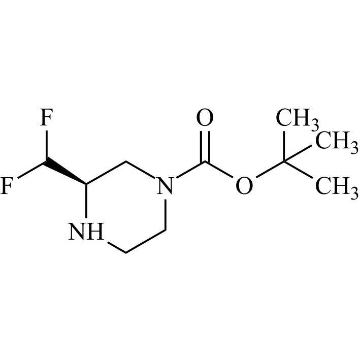 Picture of tert-Butyl (3R)-3-(Difluoromethyl)piperazine-1-Carboxylate