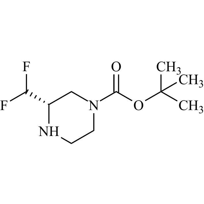 Picture of tert-Butyl (3S)-3-(Difluoromethyl)piperazine-1-Carboxylate