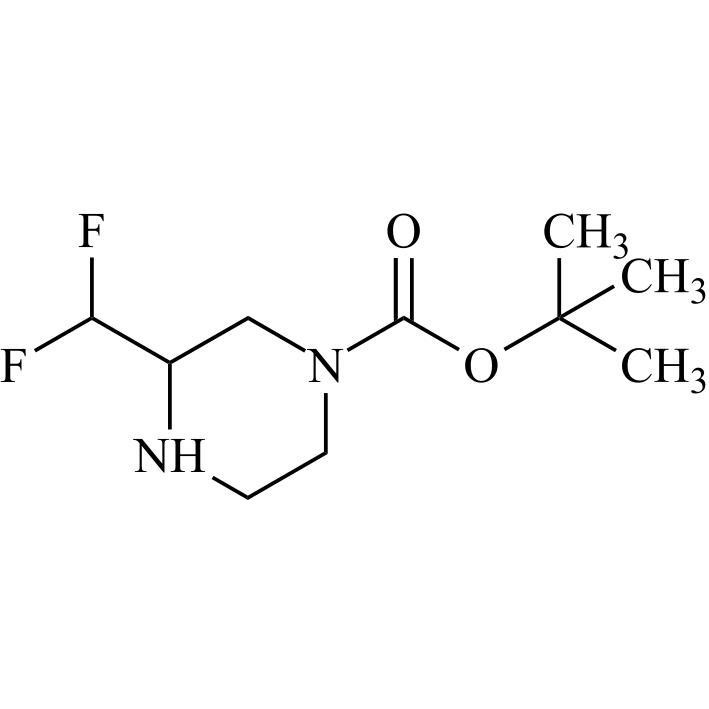 Picture of tert-Butyl 3-(Difluoromethyl)piperazine-1-Carboxylate