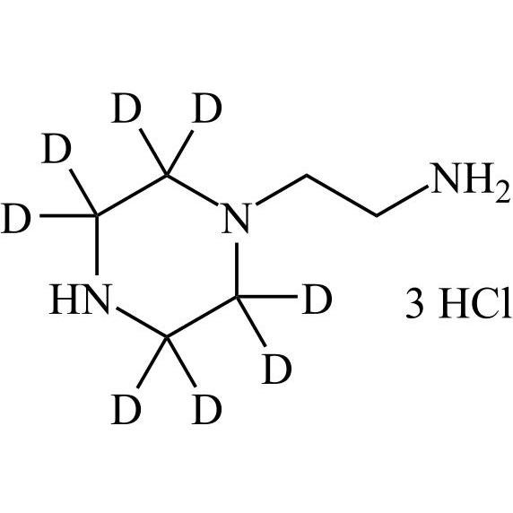 Picture of 1-(2-Aminoethyl) Piperazine-d8 TriHCl
