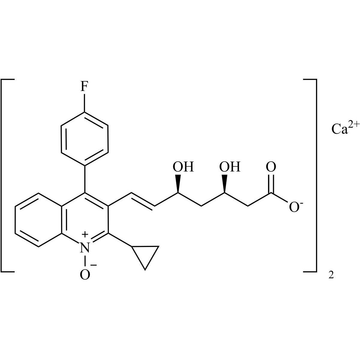 Picture of Pitavastatin N-Oxide Calcium Salt