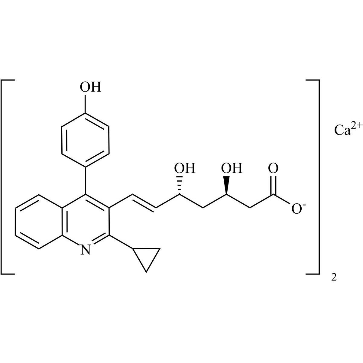 Picture of Pitavastatin Impurity 50 Calcium Salt