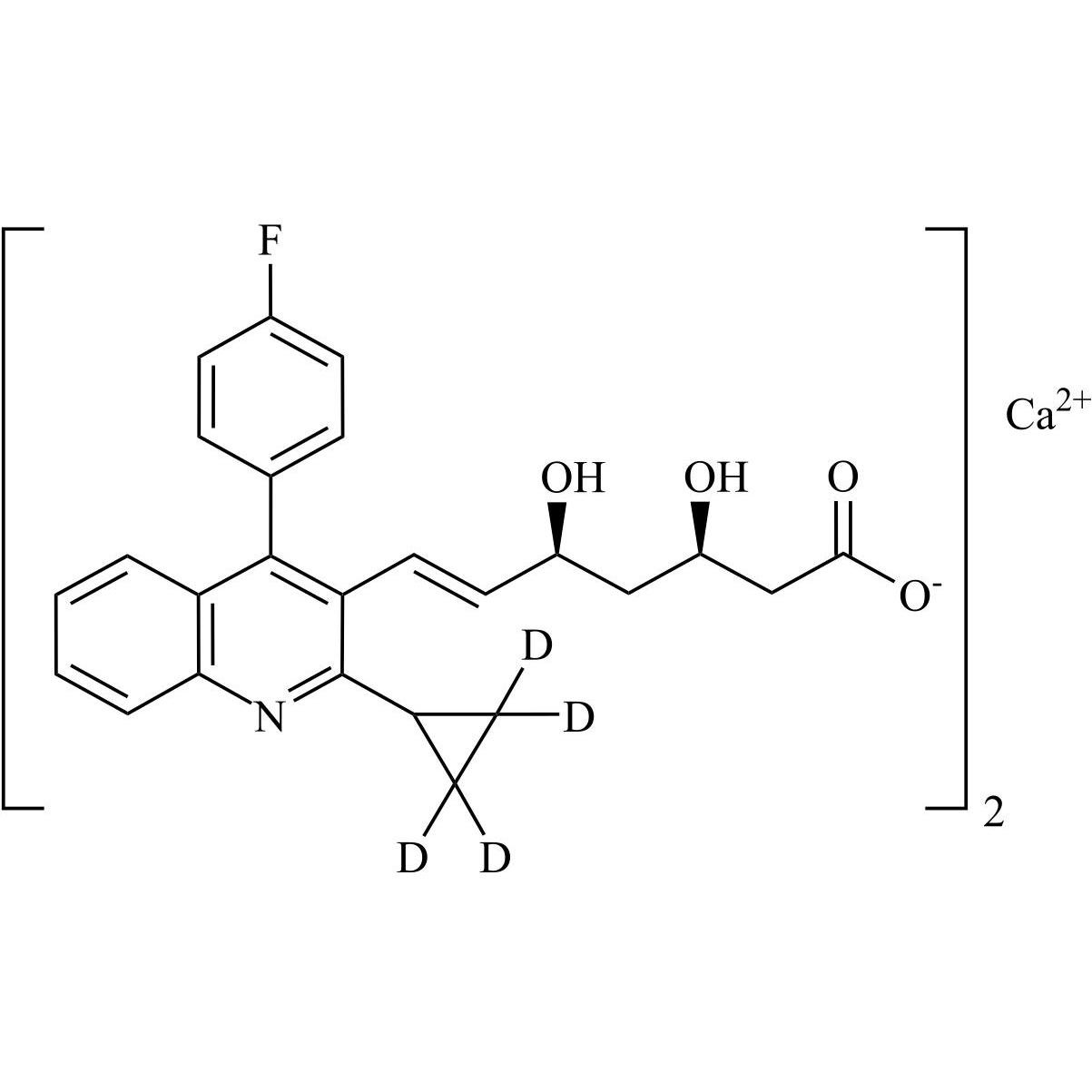 Picture of Pitavastatin-d4 Calcium Salt
