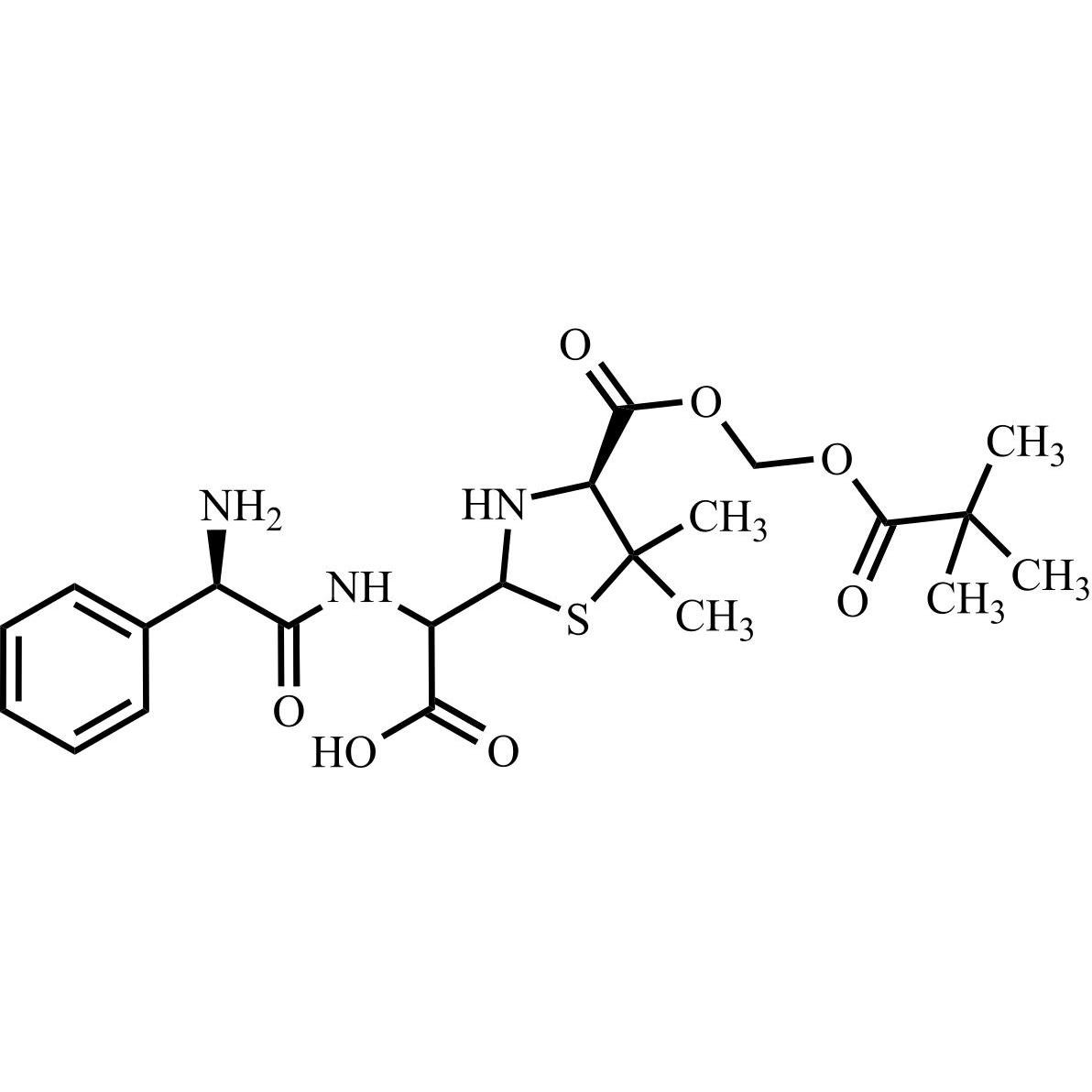 Picture of Pivampicillin EP Impurity A (Mixture of Diastereomers)