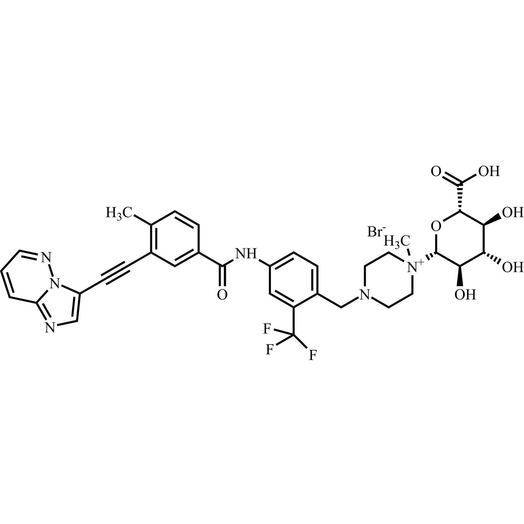 Picture of Ponatinib N-beta-D-Glucuronide