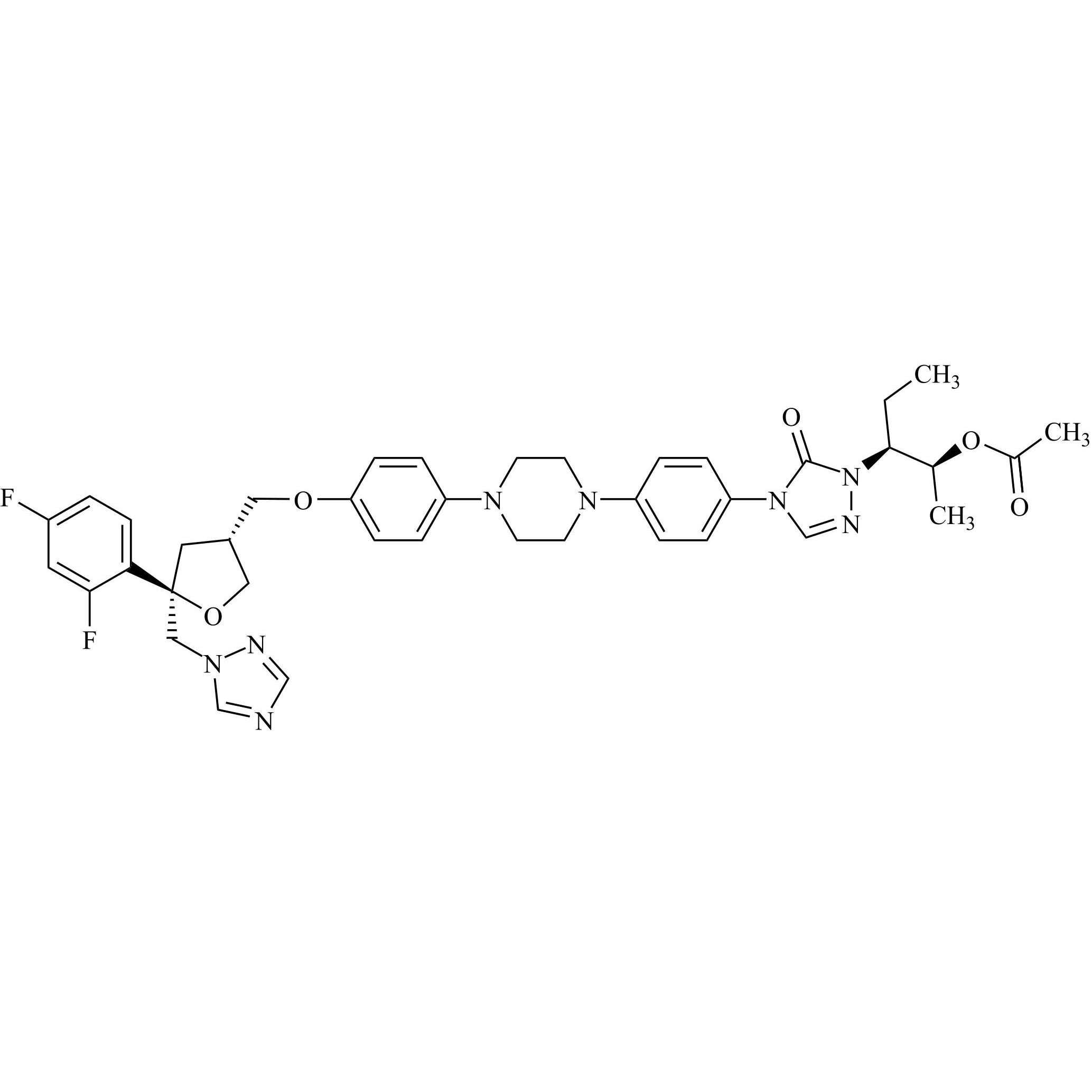 Picture of Posaconazole Acetyl ester