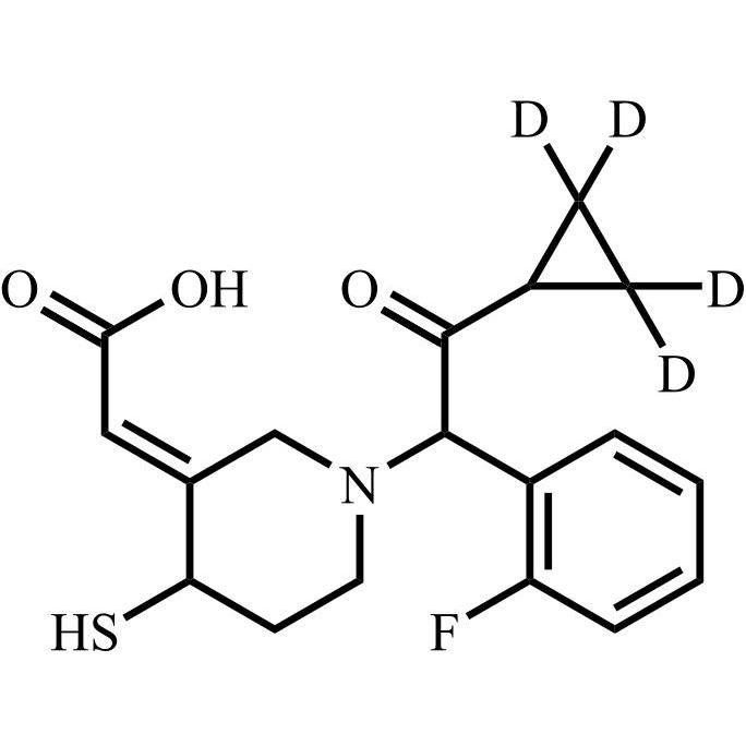 Picture of Prasugrel Impurity 27-d4 (Mixture of Diastereomers)