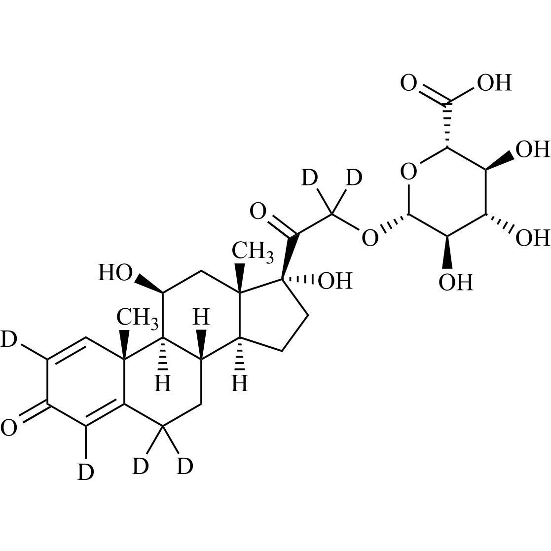 Picture of Prednisolone-d6 21-O-Glucuronide