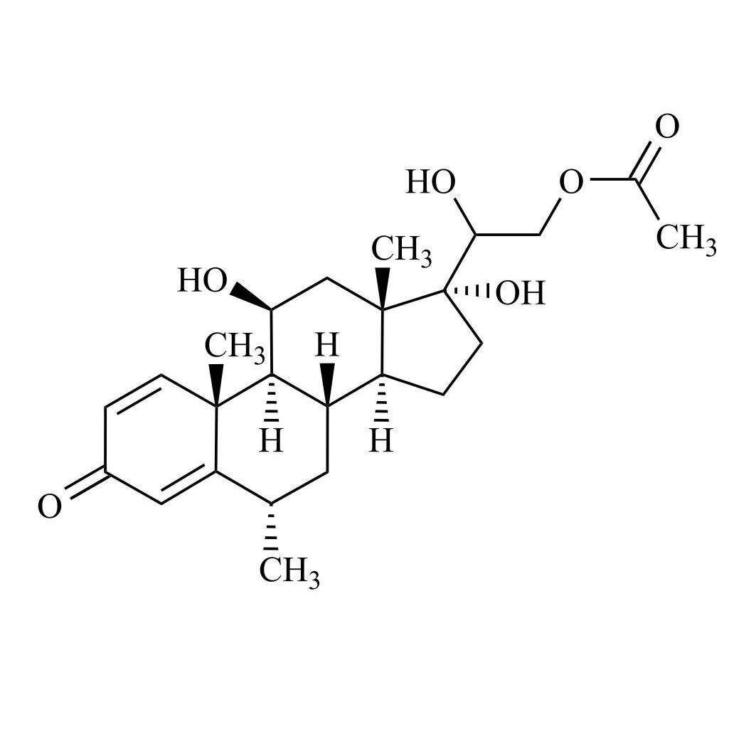 Show details for Methylprednisolone Acetate EP Impurity A (Mixture of Diastereomers) Picture of Methylprednisolone Acetate EP Impurity A (Mixture of Diastereomers)