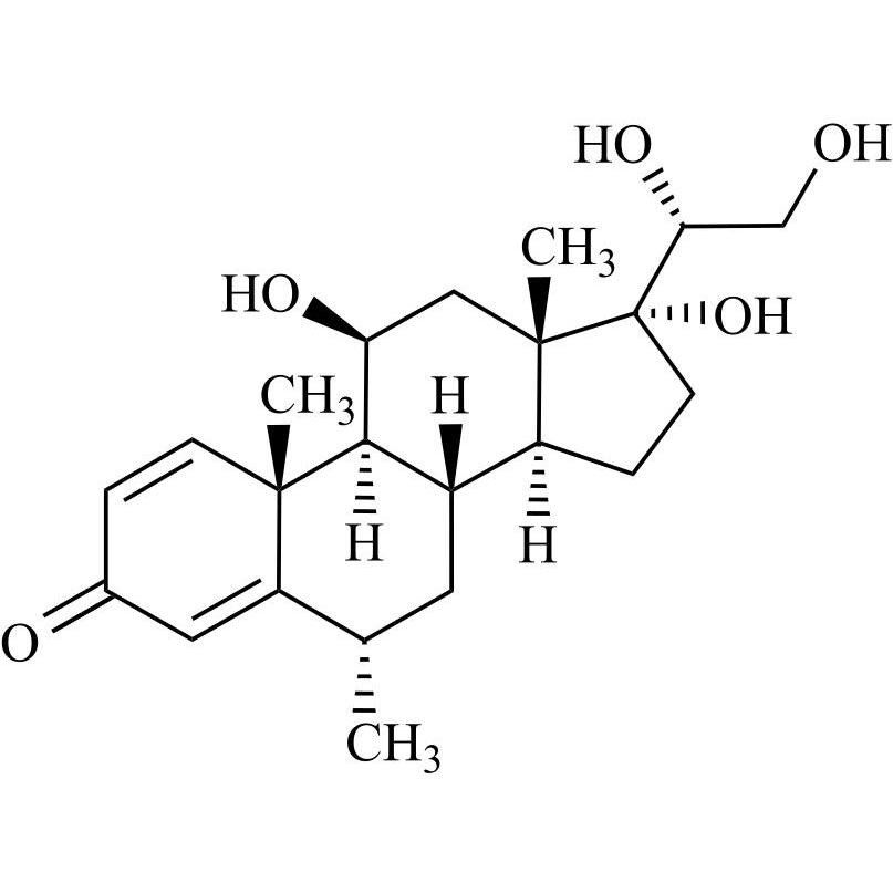 Show details for Prednisone Impurity 29 (20(R)-Hydroxy Methylprednisolone) Picture of Prednisone Impurity 29 (20(R)-Hydroxy Methylprednisolone)