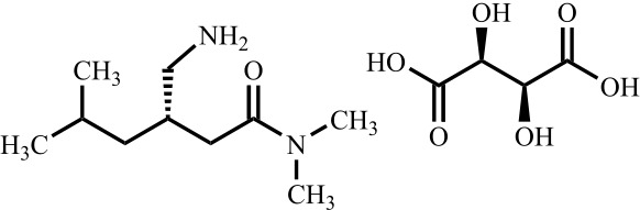 Show details for Pregabalin Amine Amide Impurity (tartrate salt) Picture of Pregabalin Amine Amide Impurity (tartrate salt)