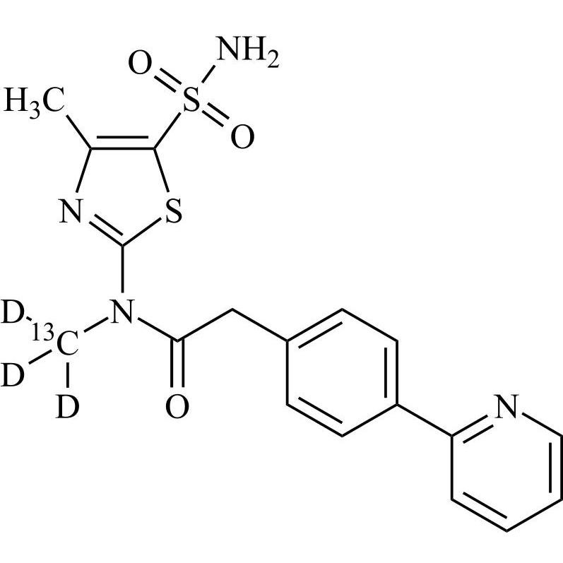 Show details for Pritelivir-13C-D3 (BAY 57-1293-13C-D3) Picture of Pritelivir-13C-D3 (BAY 57-1293-13C-D3)