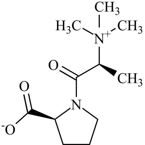 Picture of N,N,N-Trimethyl-L-alanyl-L-proline betaine (TMAP)