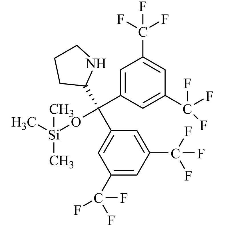 Picture of (S)-2-[Bis[3,5-bis(trifluoromethyl)phenyl](trimethylsilyloxy)methyl] Pyrrolidine
