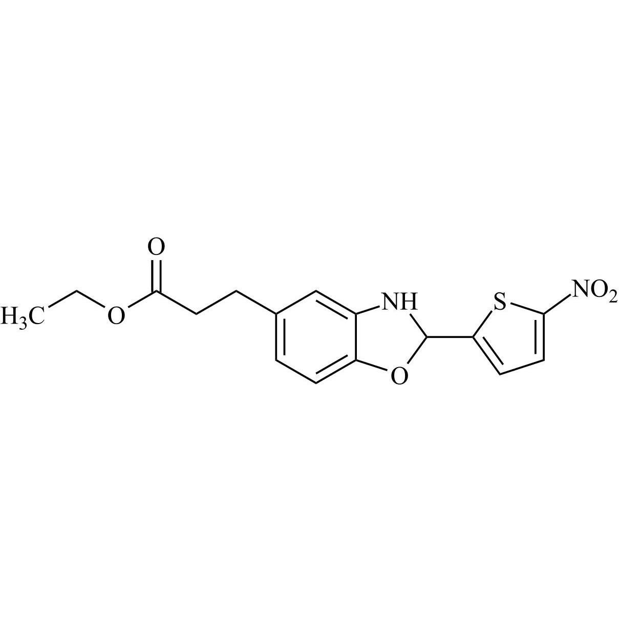 Picture of Ethyl 3-[2-(5-Nitrothiophen-2-yl)-2,3-Dihydro-1,3-Benzoxazol-5-yl]-Propanoate