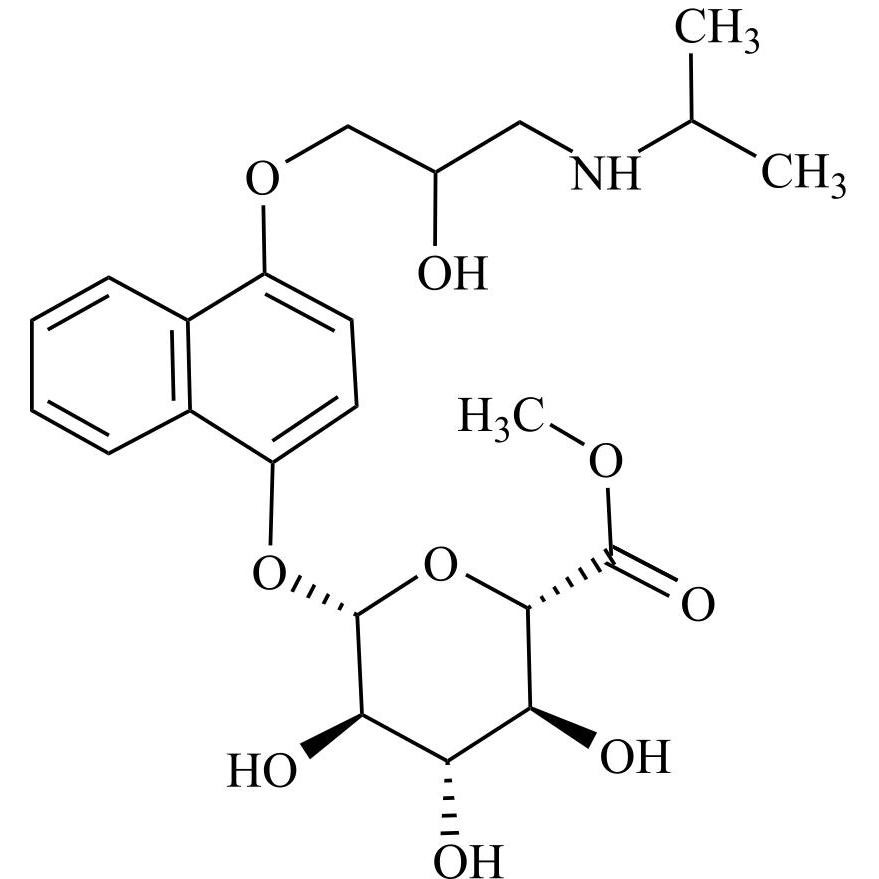 Picture of 4-Hydroxy Propranolol beta-D-Glucuronide Methyl Ester (Mixture of Diastereomers)